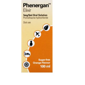 Phenergan Elixir 5mg 5ml Oral Solution 100ml